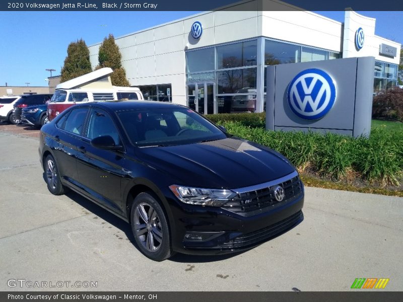 Black / Storm Gray 2020 Volkswagen Jetta R-Line