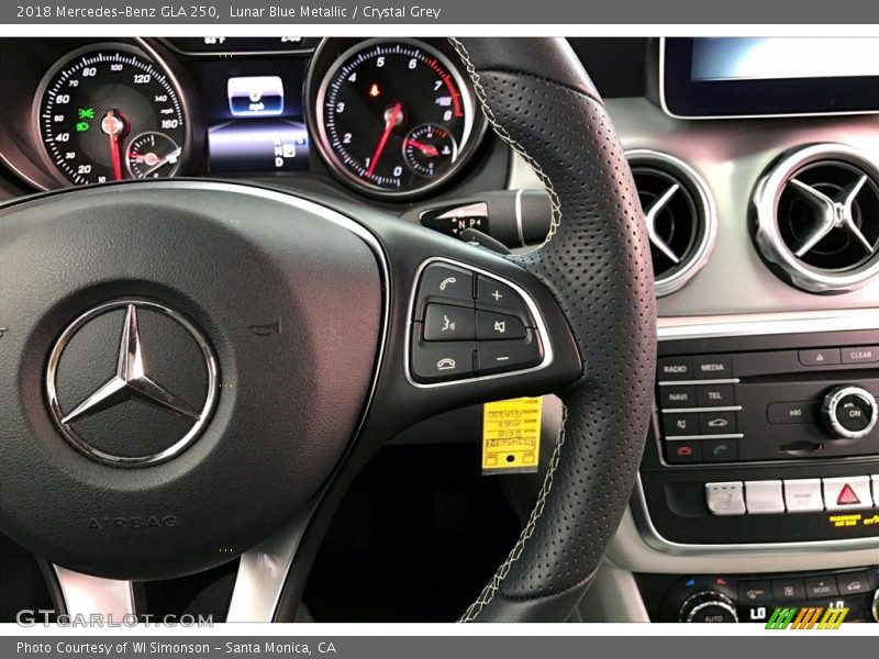 Lunar Blue Metallic / Crystal Grey 2018 Mercedes-Benz GLA 250