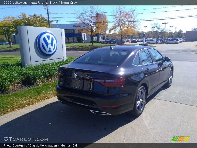 Black / Storm Gray 2020 Volkswagen Jetta R-Line
