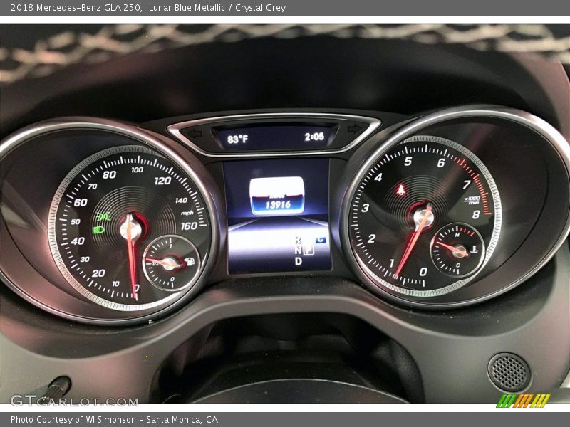 Lunar Blue Metallic / Crystal Grey 2018 Mercedes-Benz GLA 250