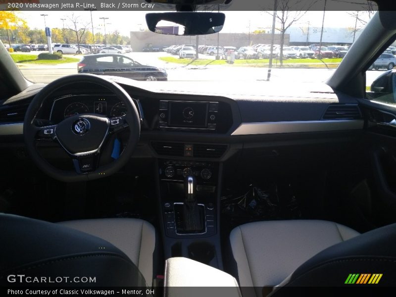 Black / Storm Gray 2020 Volkswagen Jetta R-Line