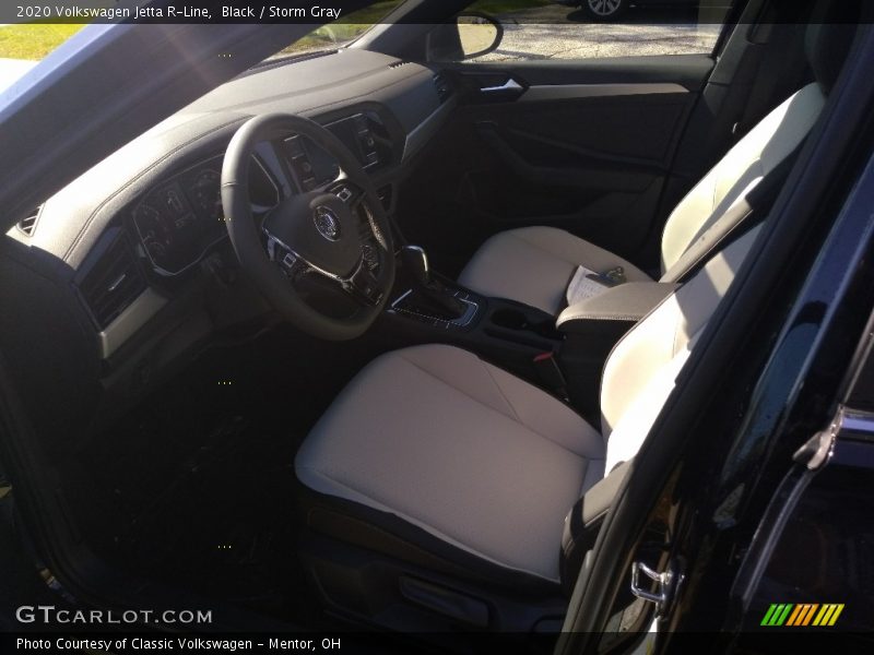 Black / Storm Gray 2020 Volkswagen Jetta R-Line