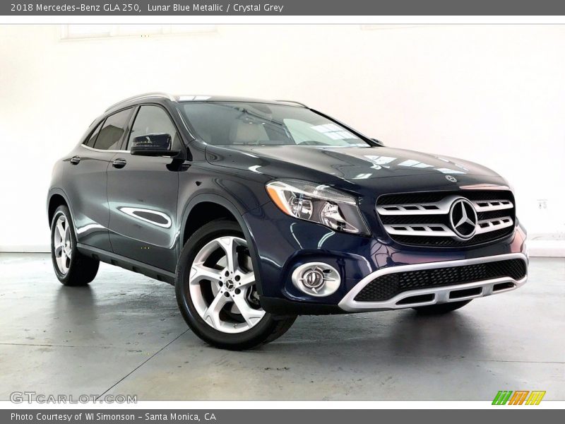 Lunar Blue Metallic / Crystal Grey 2018 Mercedes-Benz GLA 250