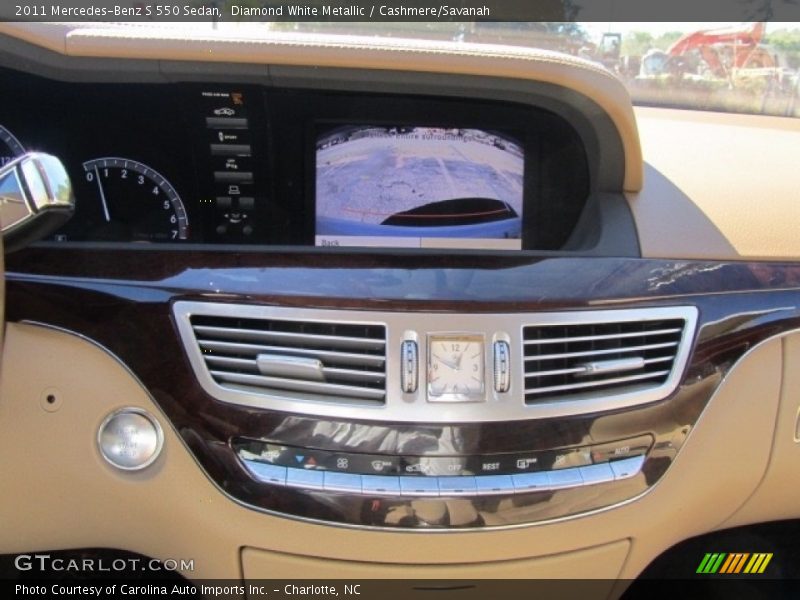 Diamond White Metallic / Cashmere/Savanah 2011 Mercedes-Benz S 550 Sedan
