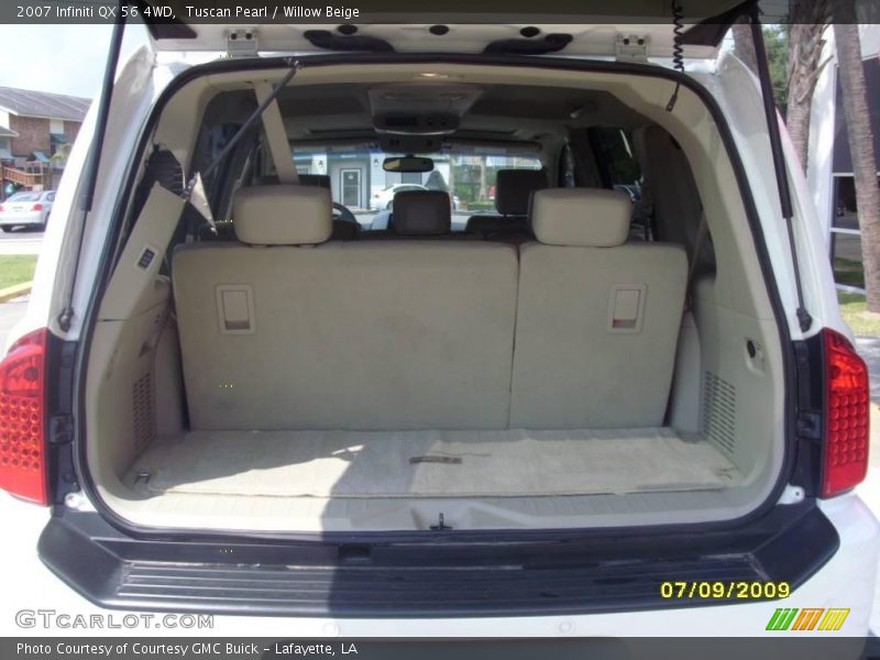 Tuscan Pearl / Willow Beige 2007 Infiniti QX 56 4WD