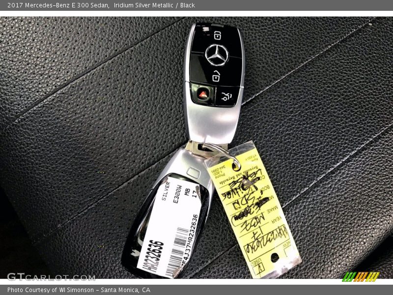 Iridium Silver Metallic / Black 2017 Mercedes-Benz E 300 Sedan