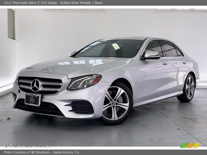 Iridium Silver Metallic / Black 2017 Mercedes-Benz E 300 Sedan
