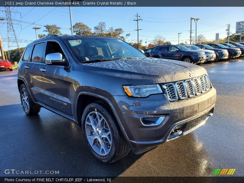 Granite Crystal Metallic / Black 2021 Jeep Grand Cherokee Overland 4x4