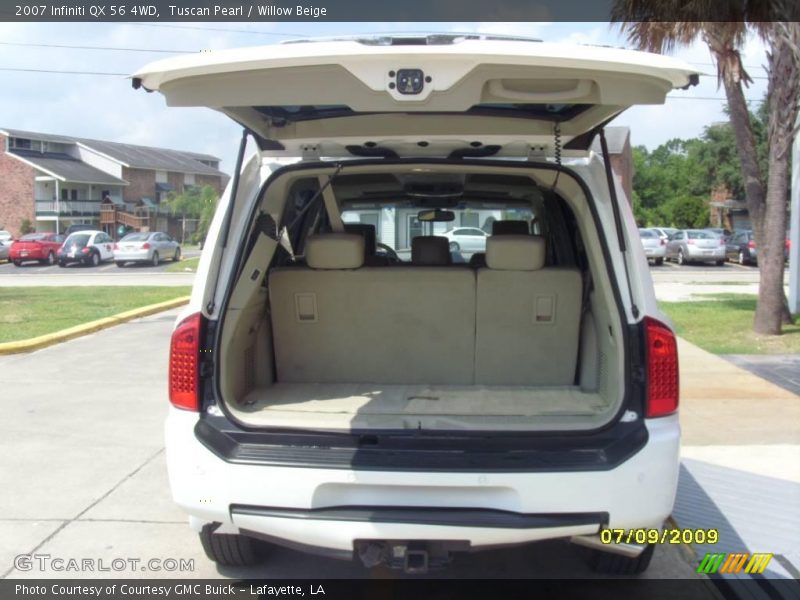 Tuscan Pearl / Willow Beige 2007 Infiniti QX 56 4WD