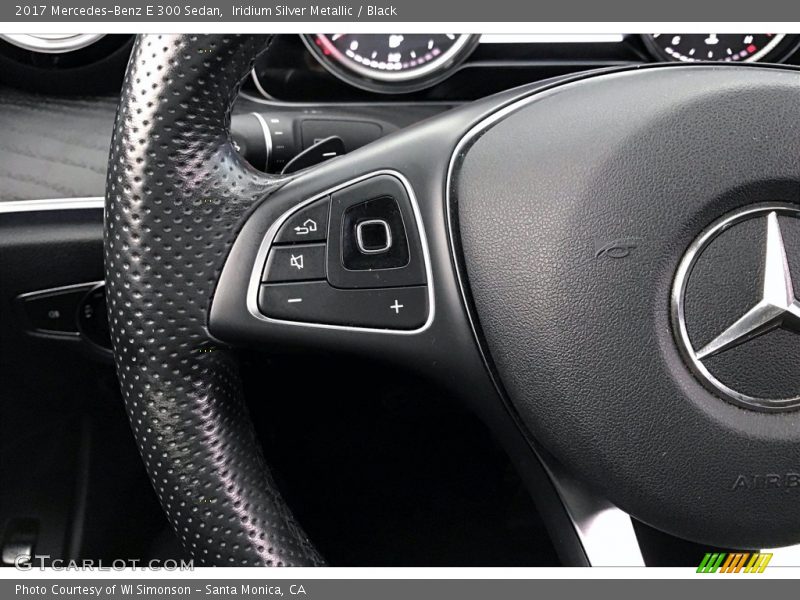 Iridium Silver Metallic / Black 2017 Mercedes-Benz E 300 Sedan