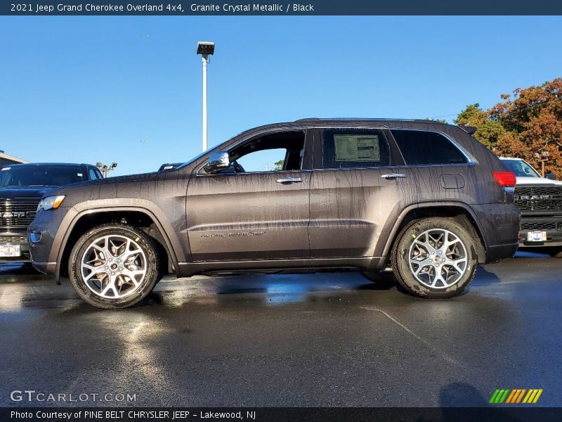 Granite Crystal Metallic / Black 2021 Jeep Grand Cherokee Overland 4x4