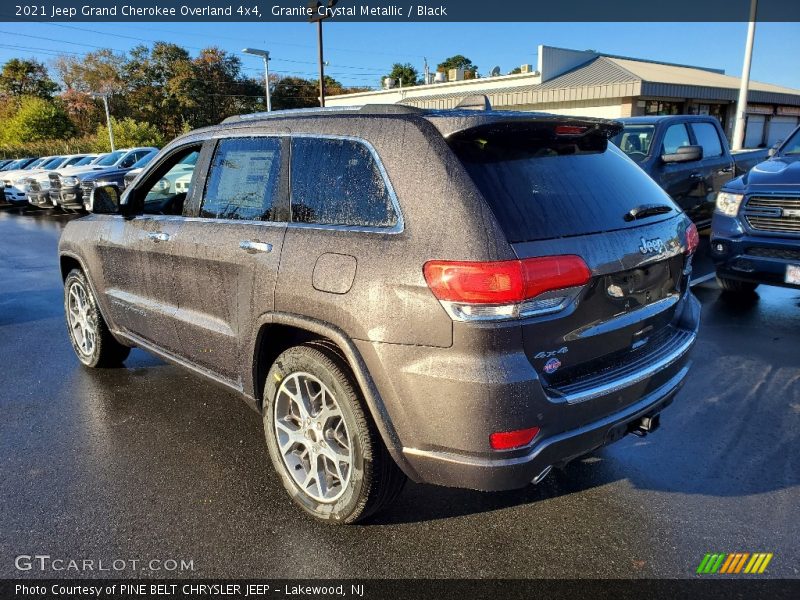 Granite Crystal Metallic / Black 2021 Jeep Grand Cherokee Overland 4x4