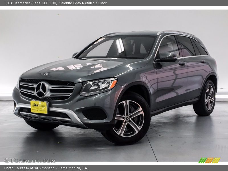 Selenite Grey Metallic / Black 2018 Mercedes-Benz GLC 300