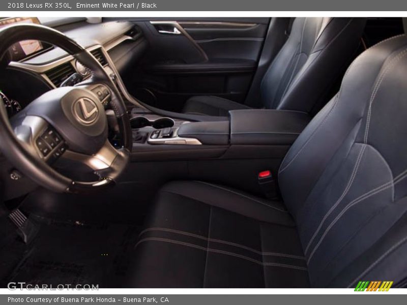 Eminent White Pearl / Black 2018 Lexus RX 350L