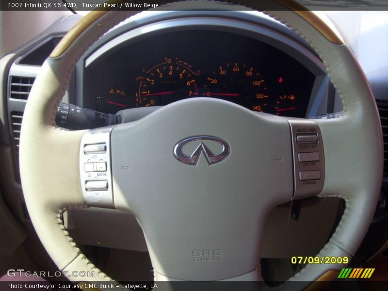 Tuscan Pearl / Willow Beige 2007 Infiniti QX 56 4WD