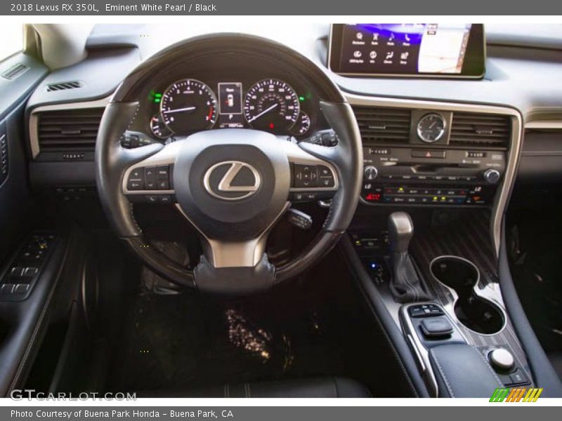 Eminent White Pearl / Black 2018 Lexus RX 350L