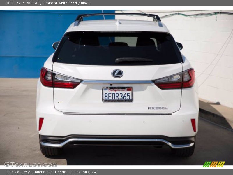 Eminent White Pearl / Black 2018 Lexus RX 350L