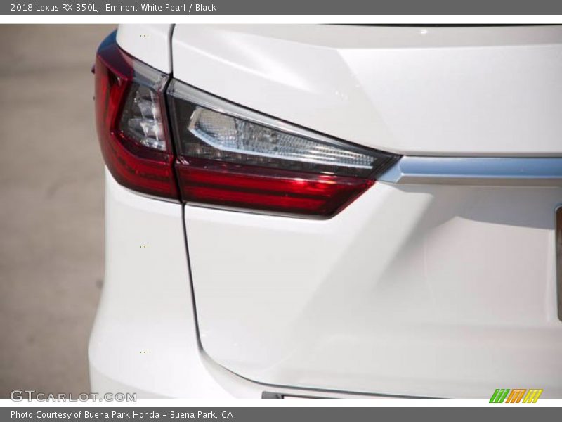 Eminent White Pearl / Black 2018 Lexus RX 350L