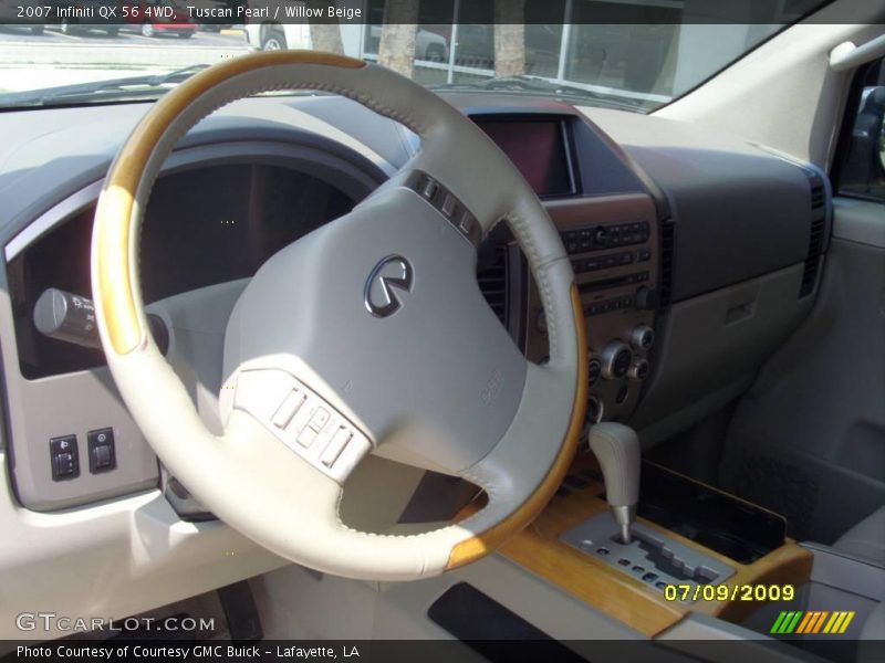 Tuscan Pearl / Willow Beige 2007 Infiniti QX 56 4WD