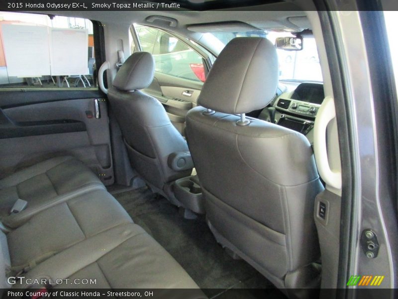 Smoky Topaz Metallic / Truffle 2015 Honda Odyssey EX-L
