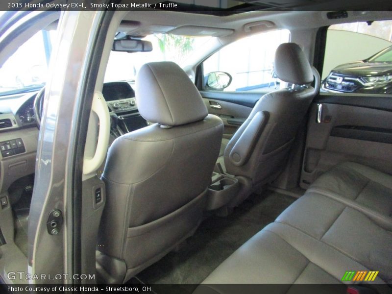 Smoky Topaz Metallic / Truffle 2015 Honda Odyssey EX-L