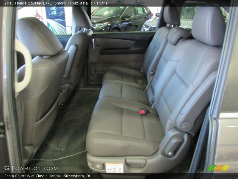 Smoky Topaz Metallic / Truffle 2015 Honda Odyssey EX-L