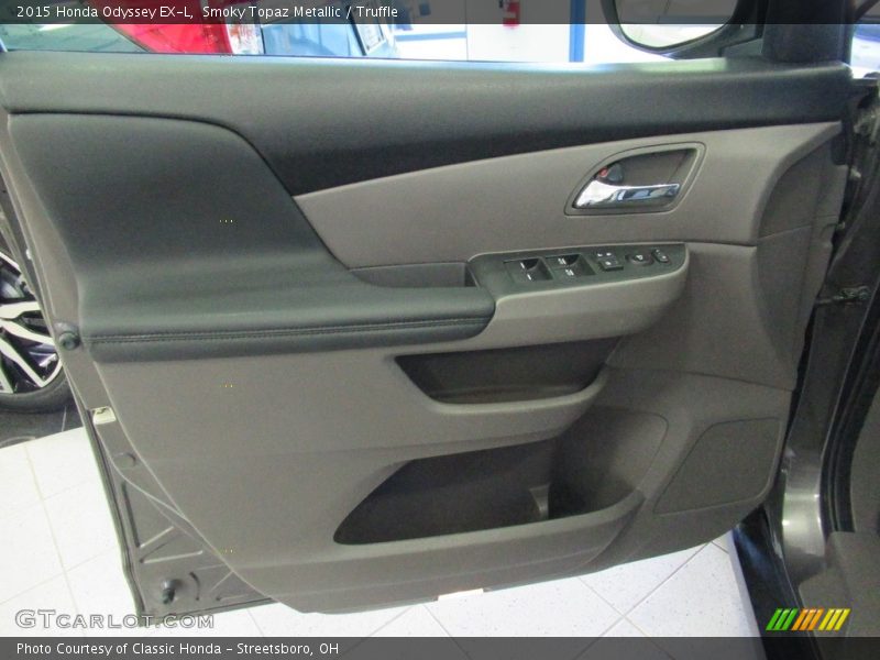 Smoky Topaz Metallic / Truffle 2015 Honda Odyssey EX-L