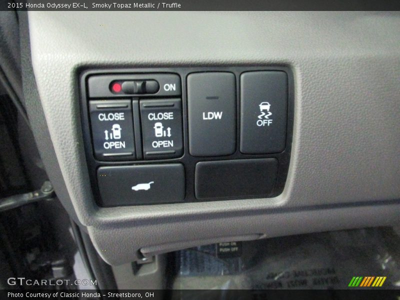 Smoky Topaz Metallic / Truffle 2015 Honda Odyssey EX-L