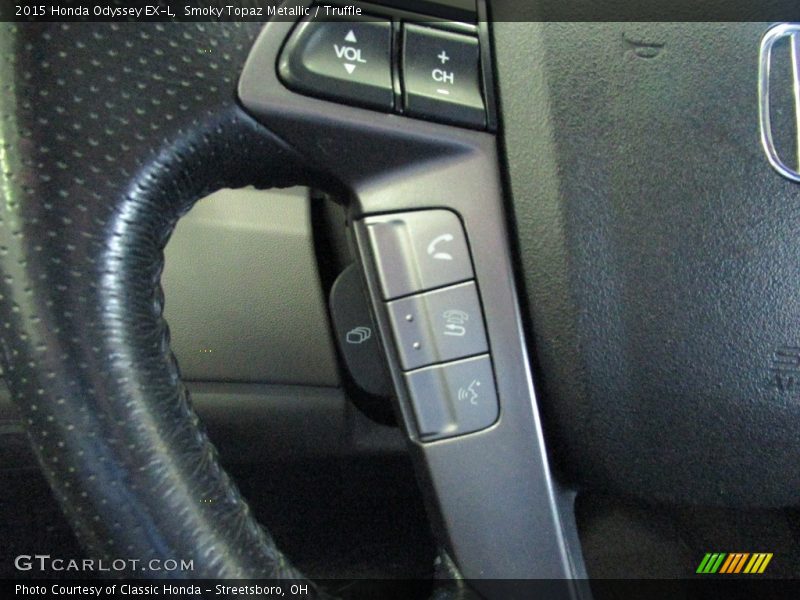 Smoky Topaz Metallic / Truffle 2015 Honda Odyssey EX-L