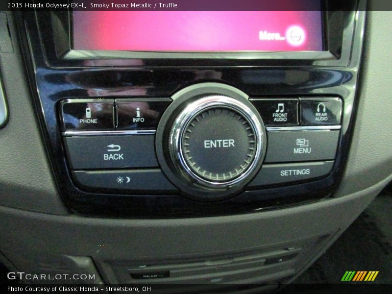 Smoky Topaz Metallic / Truffle 2015 Honda Odyssey EX-L