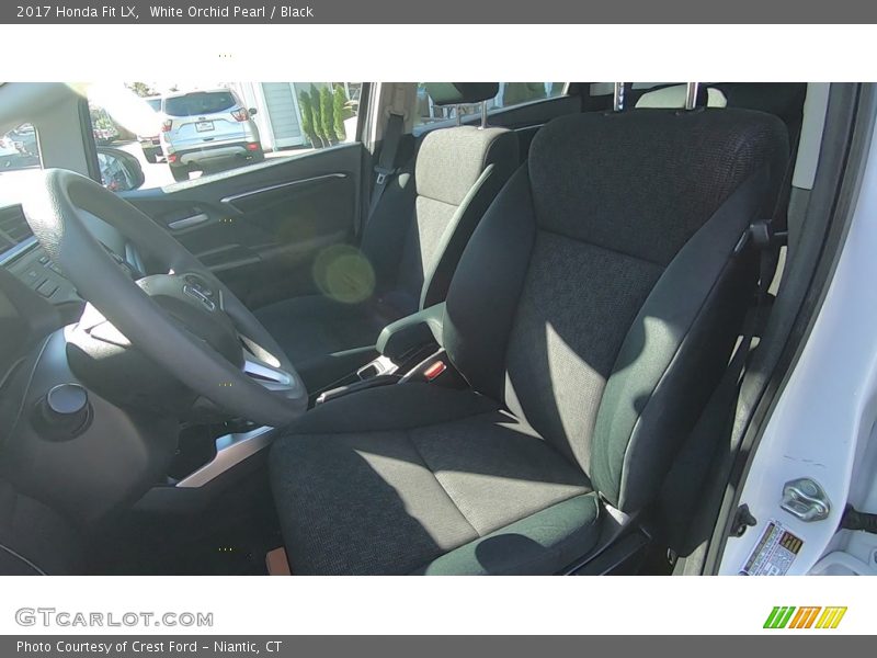 White Orchid Pearl / Black 2017 Honda Fit LX