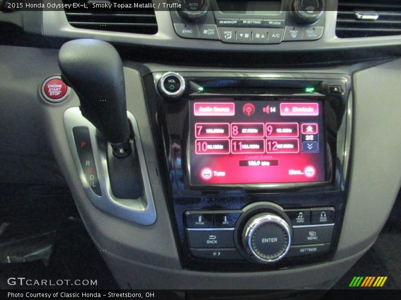 Smoky Topaz Metallic / Truffle 2015 Honda Odyssey EX-L