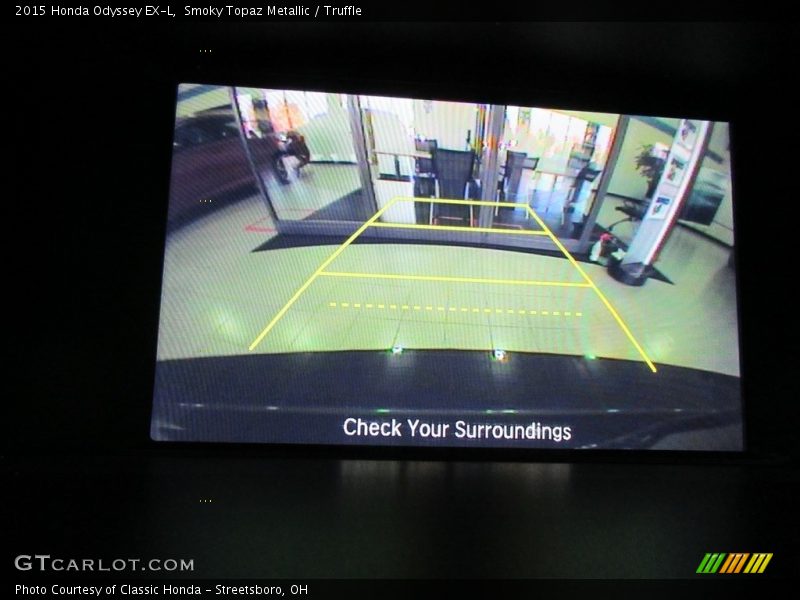Smoky Topaz Metallic / Truffle 2015 Honda Odyssey EX-L