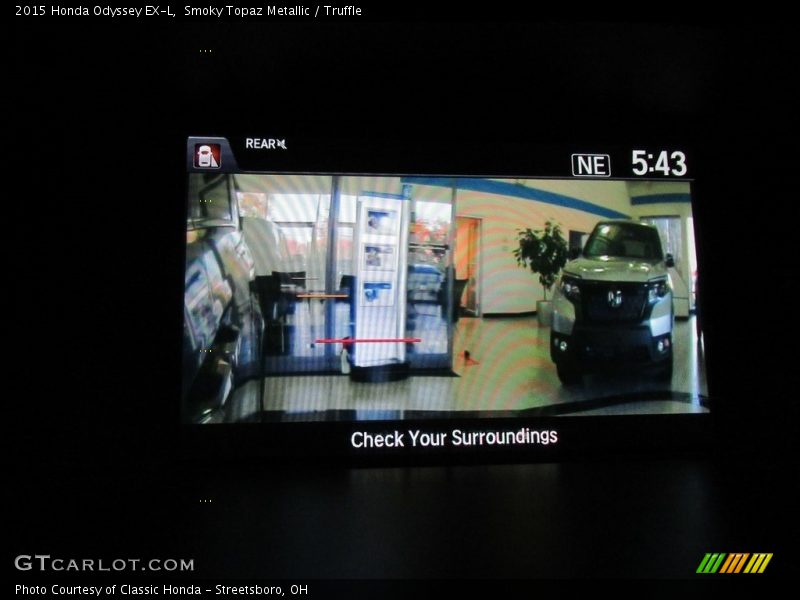 Smoky Topaz Metallic / Truffle 2015 Honda Odyssey EX-L