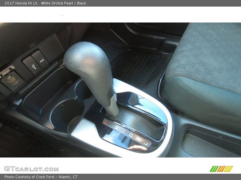 White Orchid Pearl / Black 2017 Honda Fit LX