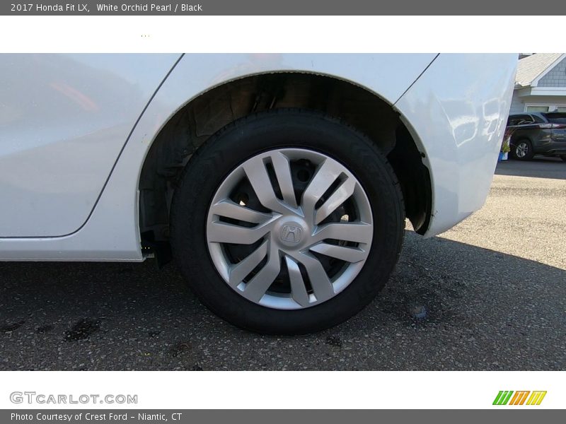White Orchid Pearl / Black 2017 Honda Fit LX