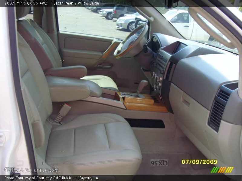 Tuscan Pearl / Willow Beige 2007 Infiniti QX 56 4WD