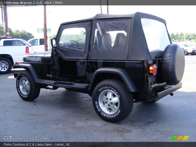 Black / Black 1994 Jeep Wrangler S 4x4