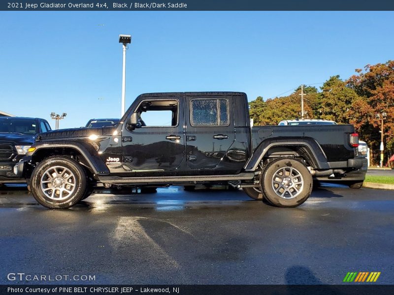 Black / Black/Dark Saddle 2021 Jeep Gladiator Overland 4x4