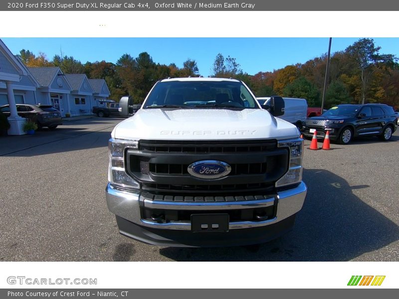 Oxford White / Medium Earth Gray 2020 Ford F350 Super Duty XL Regular Cab 4x4