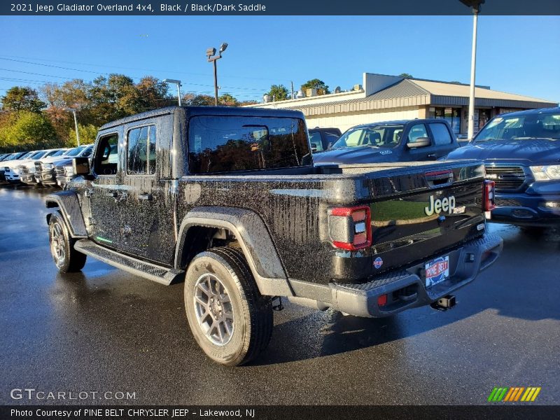 Black / Black/Dark Saddle 2021 Jeep Gladiator Overland 4x4