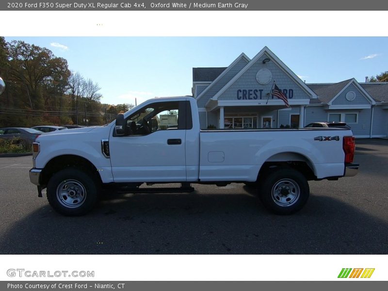 Oxford White / Medium Earth Gray 2020 Ford F350 Super Duty XL Regular Cab 4x4