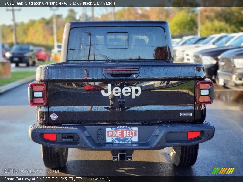 Black / Black/Dark Saddle 2021 Jeep Gladiator Overland 4x4