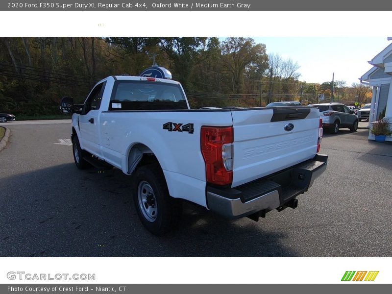 Oxford White / Medium Earth Gray 2020 Ford F350 Super Duty XL Regular Cab 4x4
