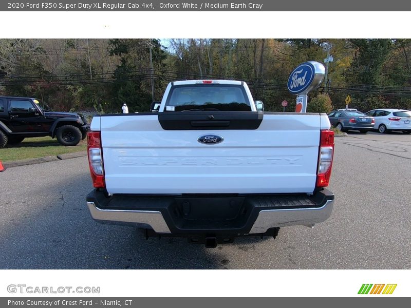 Oxford White / Medium Earth Gray 2020 Ford F350 Super Duty XL Regular Cab 4x4