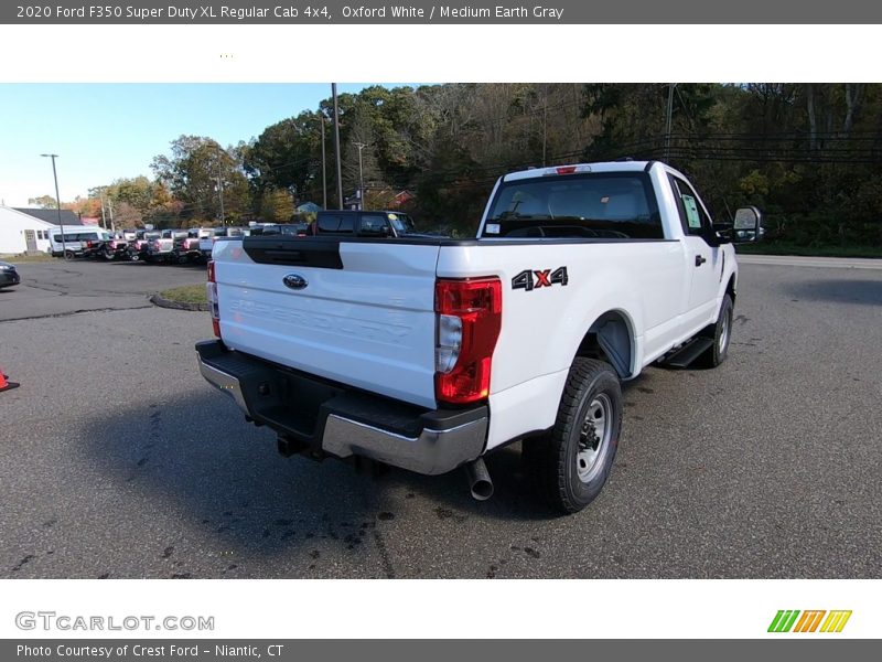 Oxford White / Medium Earth Gray 2020 Ford F350 Super Duty XL Regular Cab 4x4