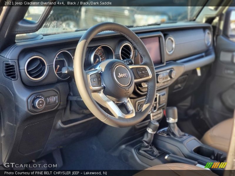 Black / Black/Dark Saddle 2021 Jeep Gladiator Overland 4x4