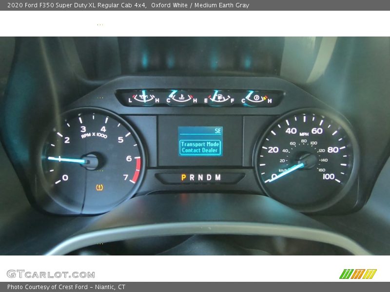 Oxford White / Medium Earth Gray 2020 Ford F350 Super Duty XL Regular Cab 4x4