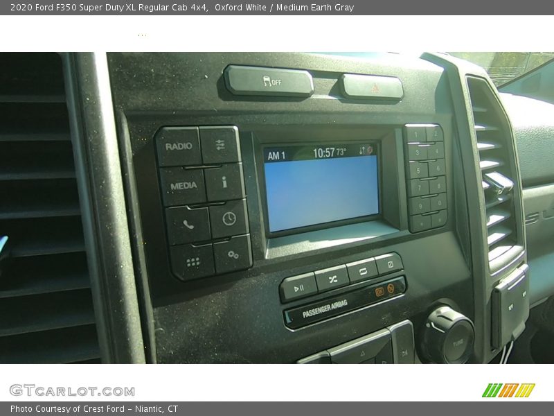Oxford White / Medium Earth Gray 2020 Ford F350 Super Duty XL Regular Cab 4x4