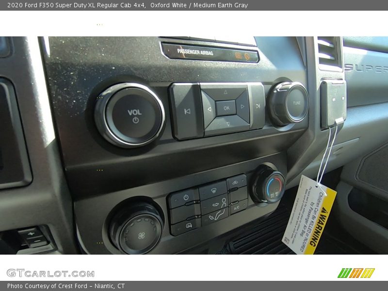 Oxford White / Medium Earth Gray 2020 Ford F350 Super Duty XL Regular Cab 4x4